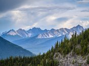 Alberta Rocky Mountains Panorama