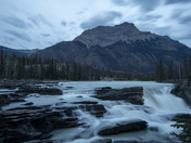 Late Evening at Athabasca Falls