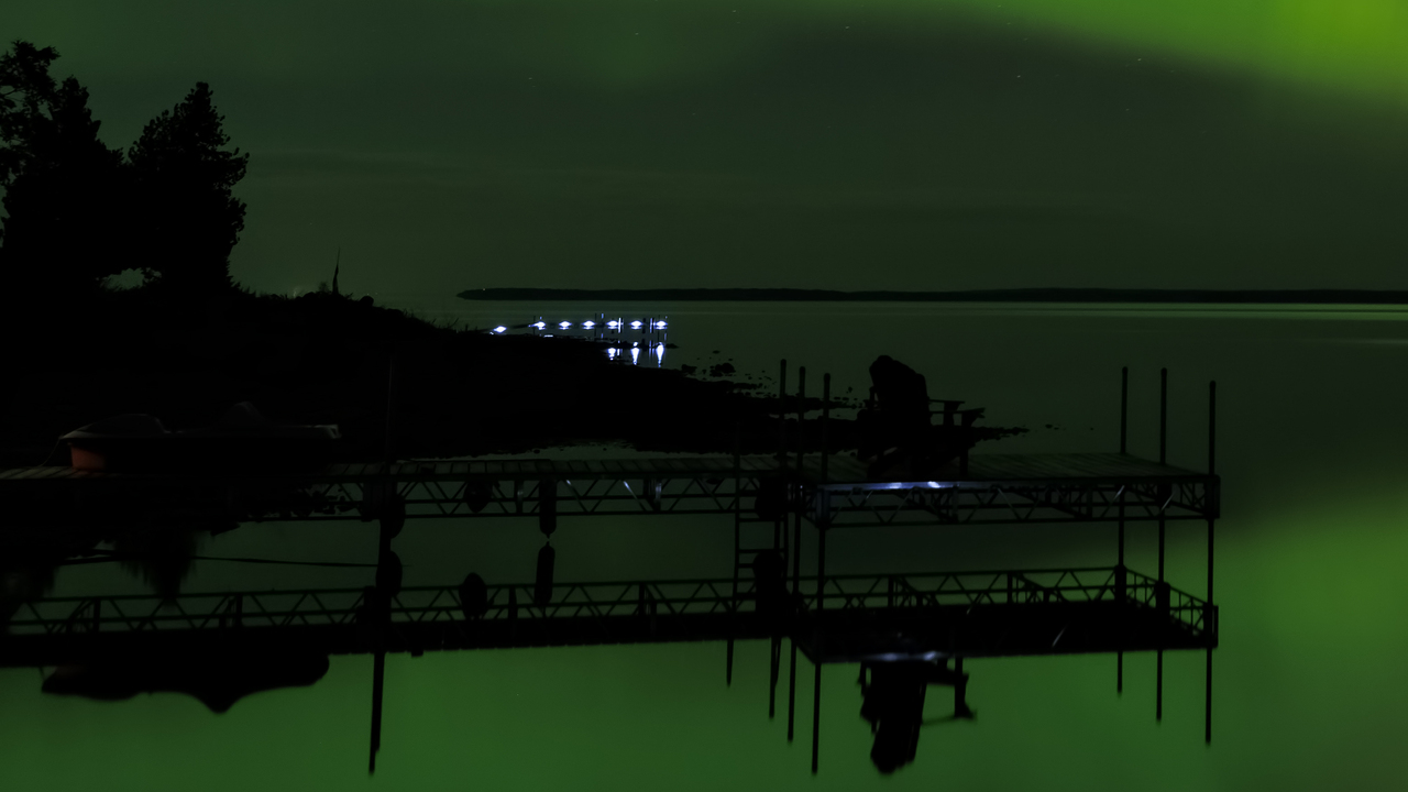 Mirror Image Dock and Aurora