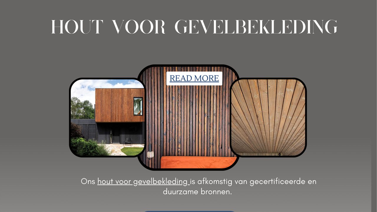 Hout Voor Gevelbekleding