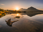 Sunrise at Vermillion Lakes