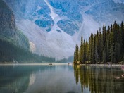Reflections of & on, Lake Louise