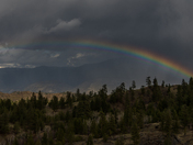 rainbow after storm
