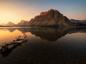 Whispers of Dawn at Bow Lake