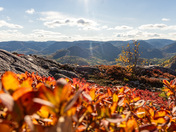 Autumn colors in the Charlevoix region of Quebec.