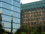Reflections of the Confederation Building