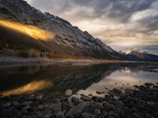 Light on Medicine Lake