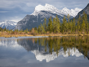 Fall Reflections of Mount Rundle