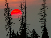  smokey sky sunset