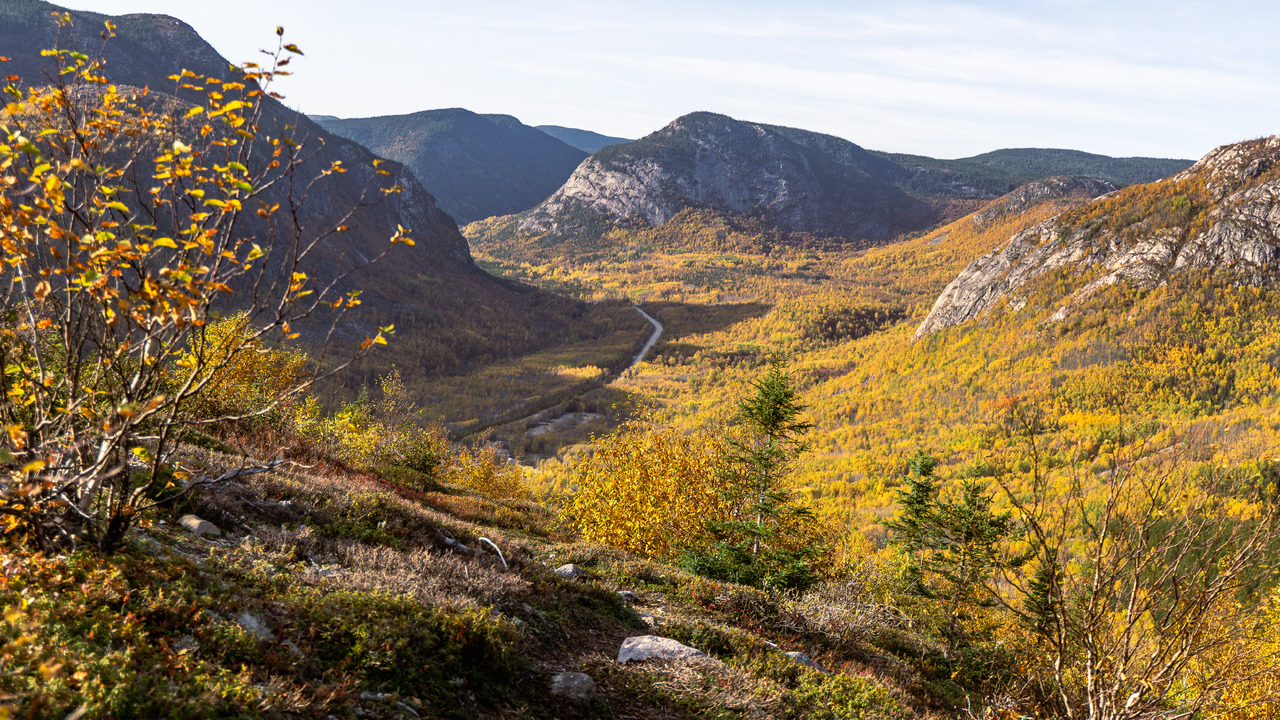 Autumn in the Laurentian Mountains in Quebec