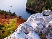 Fall colours at dusk