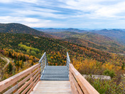 Mountain top view at Le Massif, Charlevoix