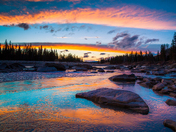 Red Deer River Sunset