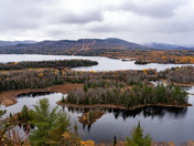 Stormy day at Mont Sourire in Lanaudière, Québec