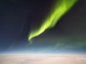 Aurora from the plane