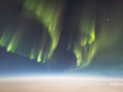 Aurora from the plane