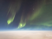 Aurora from the plane