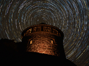 Bathhouse star trails