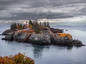 Cloudy skies at Head Harbour, Campobello NB