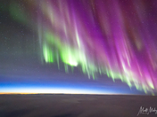Epic Solar Storm from the plane