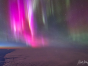 Epic Solar Storm from the plane