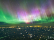 Epic Solar Storm from the plane