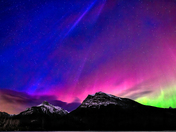 Beautiful blue and pink Aurora...
