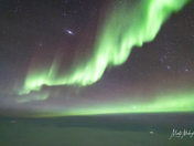 Northern Lights from 37,000 feet. 