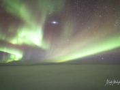 Northern Lights from 37,000 feet. 