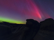 Aurora Over the Hoodoos