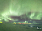 Aurora from 37,000 feet