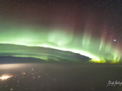 Aurora from 37,000 feet