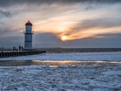 Sunset at the lighthouse