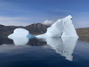 Icebergs in Qikiqtarjuaq 