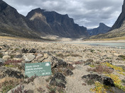 Arctic Circle Marker, Baffin Island