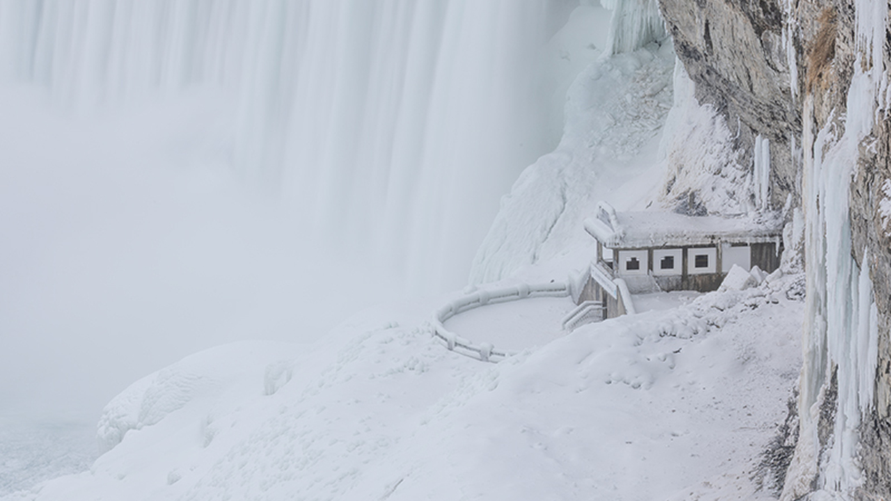 Frozen Power of Niagara Falls