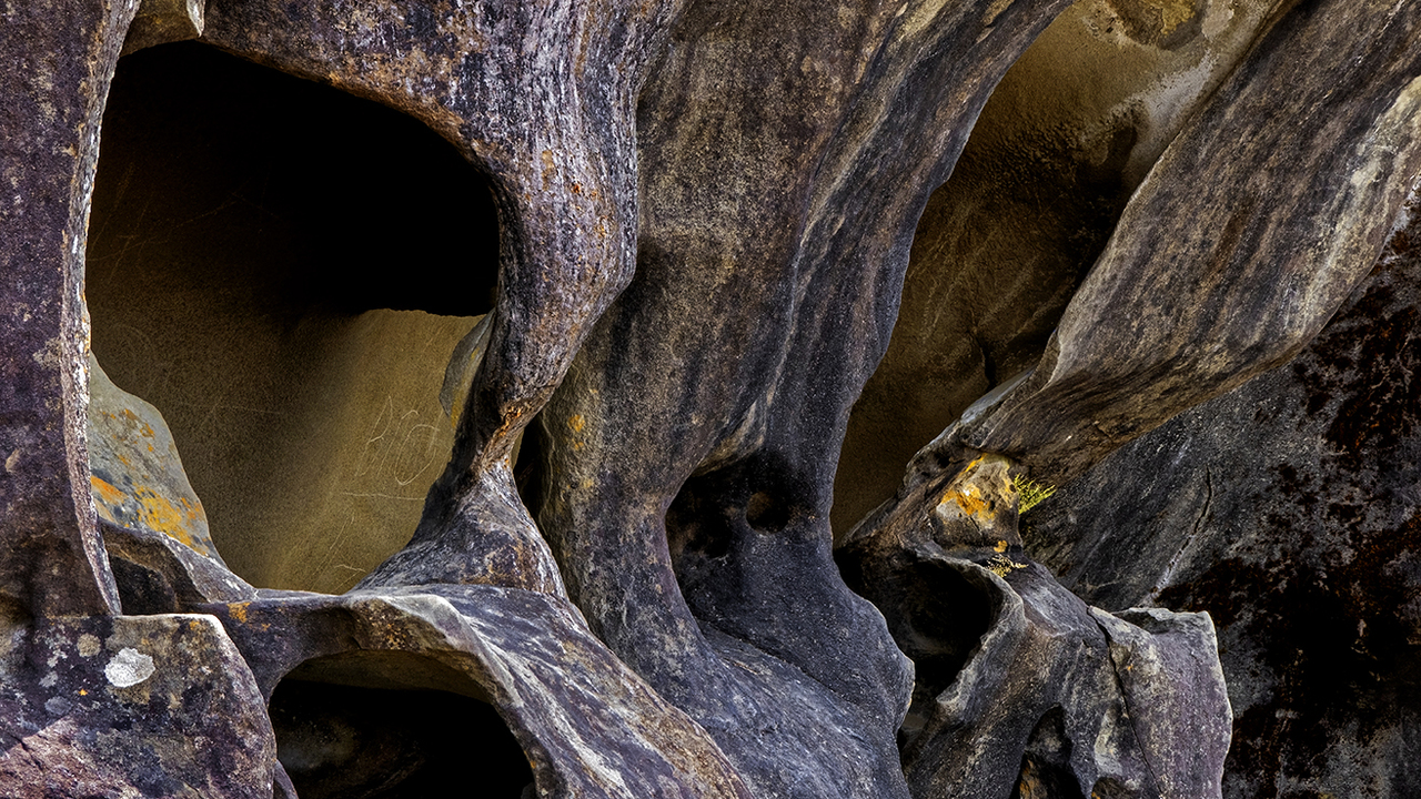 Sandstone Eroded Shoreline.