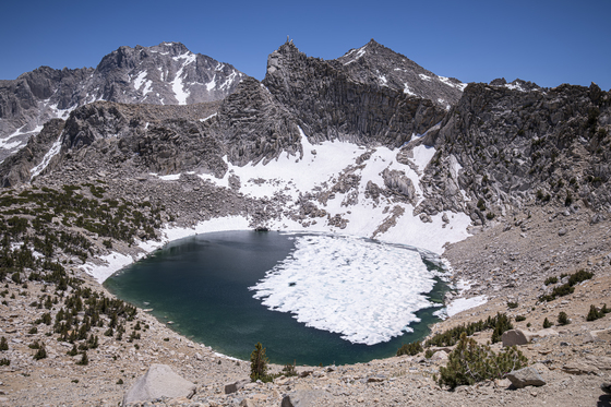 Big Pothole Lake, Kearsarge Pass Trail, Inyo National Forest