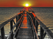 Sunrise at Matlock, Lake Winnipeg.