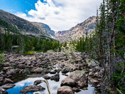 Trail to Lake Haiyaha Rocky Mountain National Park Site
