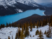 Peyto Lake In The Winter