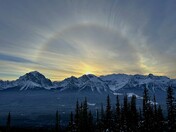 Lake Louise sun dog