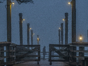 Morning fog on the Fraser River