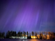Aurora Over Greenhouse