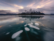 Ice Print on Abraham Lake