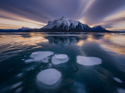 Winter Abraham Lake