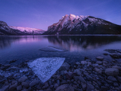 Twlight of Lake Minnewaka