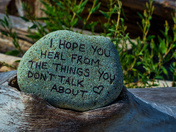 Message On A Stone