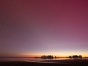 The Aurora Borealis sunset Tofino 