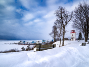 Looking over Lake Huron 